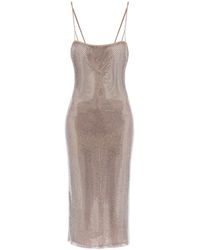 GIUSEPPE DI MORABITO - "knitted Mesh Dress With Crystals Embellishments - Lyst