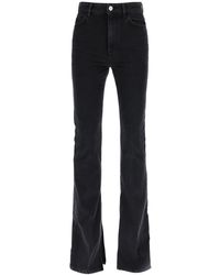 The Attico JEANS FLARED - Nero