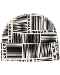 VTMNTS - Barcode Monogram Beanie Hat - Lyst