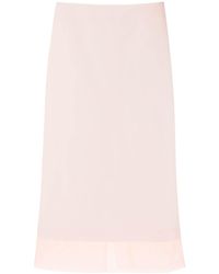 Sportmax - "Double-Layered Organza Skirt With - Lyst