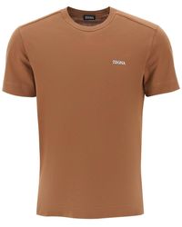 Zegna - T Shirt Logo - Lyst