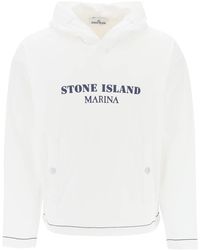 Stone Island - Marina 'old' Treatment Hooded - Lyst