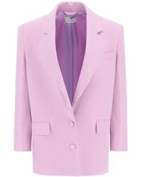 GIUSEPPE DI MORABITO - Stretch Cotton Jacket With Crystals - Lyst