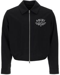 Amiri - Blouson Jacket With Arts District Embroidery - Lyst
