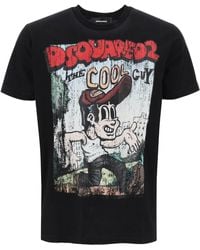 DSquared² - T Shirt With Graphic Print - Lyst