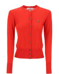 Vivienne Westwood - Bea Cardigan With Embroidered Logo - Lyst