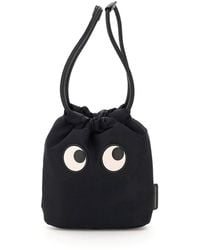 Anya Hindmarch - MINI BAG POUCH EYES CON COULISSE - Lyst