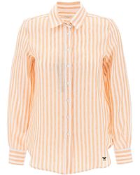 Weekend by Maxmara - Linen Striped Shirt For By Lari - Lyst