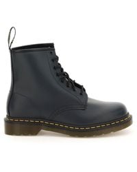 Dr. Martens 1460 Smooth Lace-up Combat Boots - Black