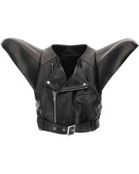 Rick Owens - Leather Art Vest For Men - Lyst