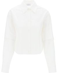 Off-White c/o Virgil Abloh - Off- Camicia Con Dettaglio Logo Ricamato - Lyst