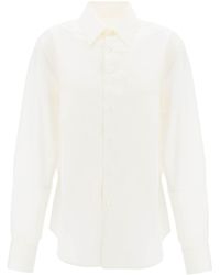 MM6 by Maison Martin Margiela - Cut-Out Shirt With Open - Lyst