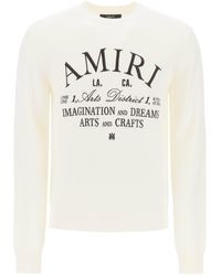 Amiri - Arts District Wool Sweater - Lyst
