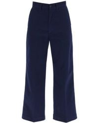 Polo Ralph Lauren - Pantaloni A Gamba Ampia In Chino - Lyst