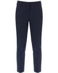 Weekend by Maxmara - Stretch Cotton Cigarette Pants - Lyst