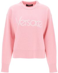 Versace - Pullover 1978 Re Edition In Lana - Lyst