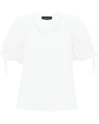 Simone Rocha - Puff Sleeves T-shirt - Lyst