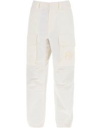 Stone Island - Organic Cotton Ghost Piece Cargo Pants - Lyst