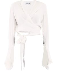 Lanvin Knot Blouse - White