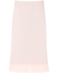 Sportmax - "double-layered Organza Skirt With - Lyst