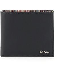 Paul Smith Signature Stripe Wallet - Black