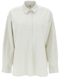 Totême - Toteme Striped Oxford Shirt - Lyst
