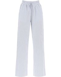 Skall Studio - Striped Cotton Rue Pants With Nine Words - Lyst