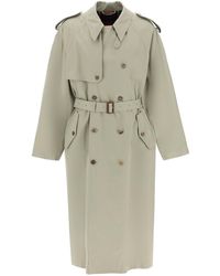 Balenciaga - Lond Double-Breasted Trench Coat - Lyst