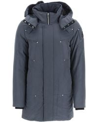 Moose Knuckles Waterton Down Parka S Cotton,technical - Grey