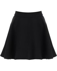 Loewe - Short Skirt In Black - Lyst