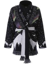 Alanui Circle Of Life Cardigan - Blue