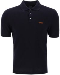 Zegna - Regular Fit Cotton Polo Shirt - Lyst