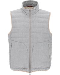 Brunello Cucinelli - Down Vest - Lyst