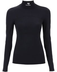 Balenciaga - Long-Sleeved Activewear Top - Lyst