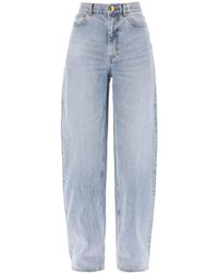 Zimmermann - "jeans naturali della gamba curva per - Lyst