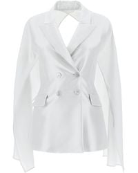 Max Mara - Deconstructed Double-Breasted Jacket - Lyst