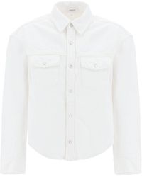 Wardrobe NYC - Boxy Denim Overshirt - Lyst