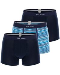 Paul Smith Underwear Trunks 3-pack - Blue