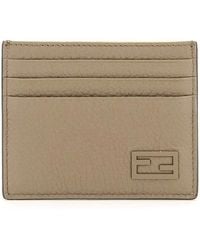 Fendi Cuoio Romano Leather Zipped Card Holder for Men | Lyst Fendi Cuoio Romano Leather Zipped Card Holder for Men | Lyst