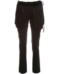 Valentino Trousers With Pockets - Black