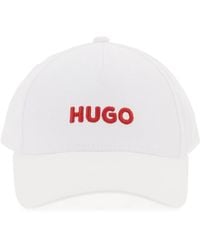 HUGO - Cappello Baseball Jude Con Logo Ricamato - Lyst