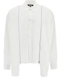 Comme des Garçons - Comme Des Garcons "Shirt With Functional Zip - Lyst