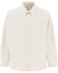Ami Paris - Cotton Corduroy Overshirt - Lyst
