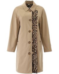 Burberry IMPERMEABILE FODERA LEOPARDO - Neutro
