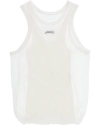 Ann Demeulemeester - 'Herlinde' Double-Layer Tank Top - Lyst