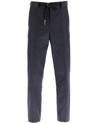 Ferragamo - Alvatore Nylon Pants With Drawstring - Lyst