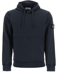 grey stone island hoodie mens