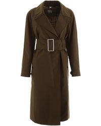 Burberry Camelford Trench Coat - Green
