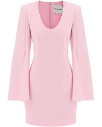 Roland Mouret - "Mini Dress With Cape Sleeves" - Lyst