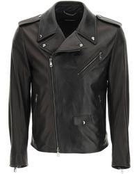 Dolce & Gabbana - Leather Jacket - Lyst